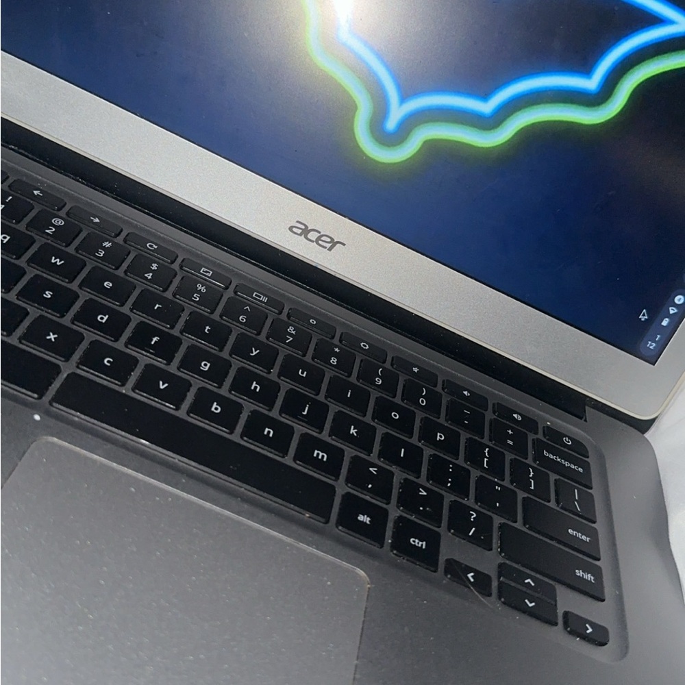 Acer Silver Laptop